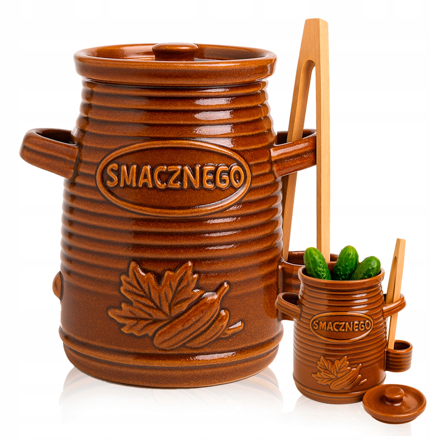 БОЧКА ИЗ КЕРАМОГРАНИТА 3,5 Л ГОРШОК ИЗ КЕРАМОГРАНИТА ДЛЯ МАРИНОВАНИЯ ОГУРЦОВ КАПУСТЫ ЩИПЦЫ