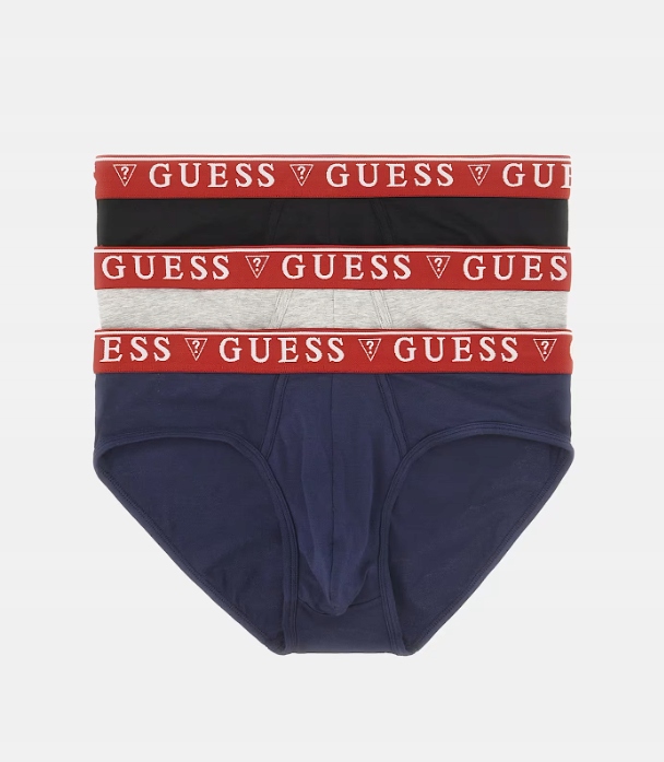 Boxerky, tanga, slipy Guess brian hero brief 3pack