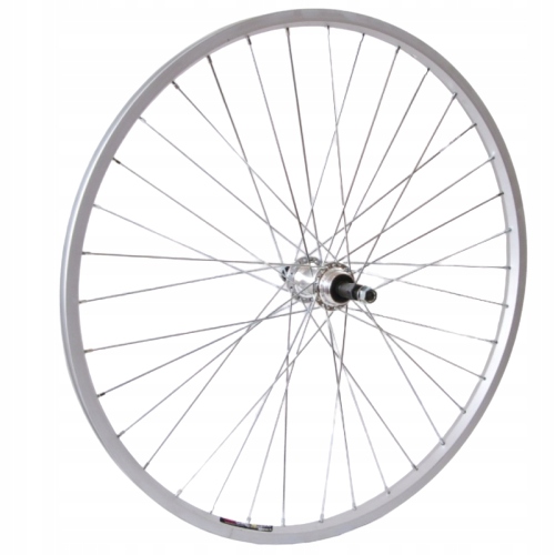 

Koło rowerowe tylne 27"wolnobieg srebrne