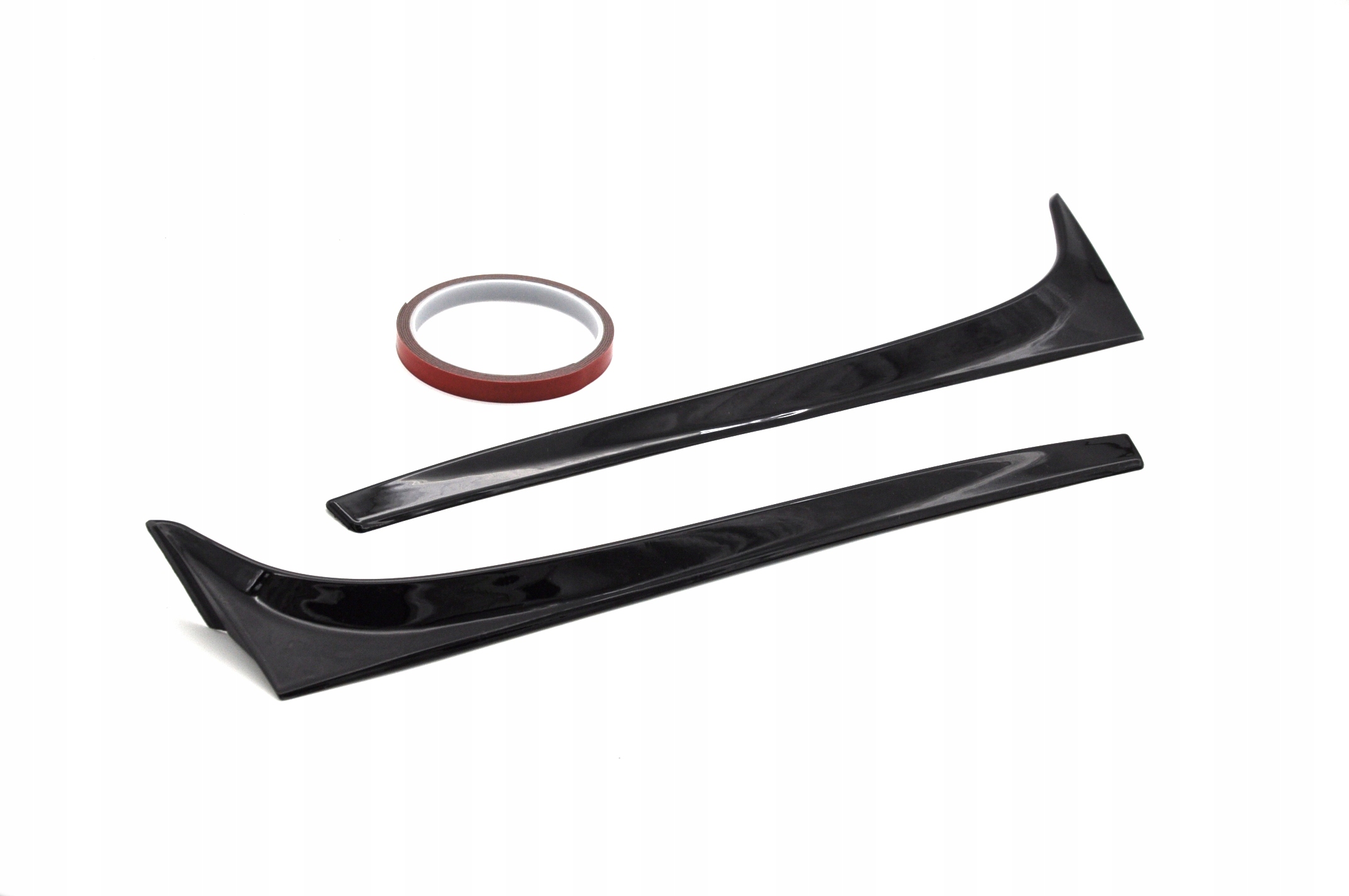 LOTKA OWIEWKI TYLNEJ SZYBY GOLF 7 MK7 7.5 SIDE WING GTI look czarny połysk Strona zabudowy tył