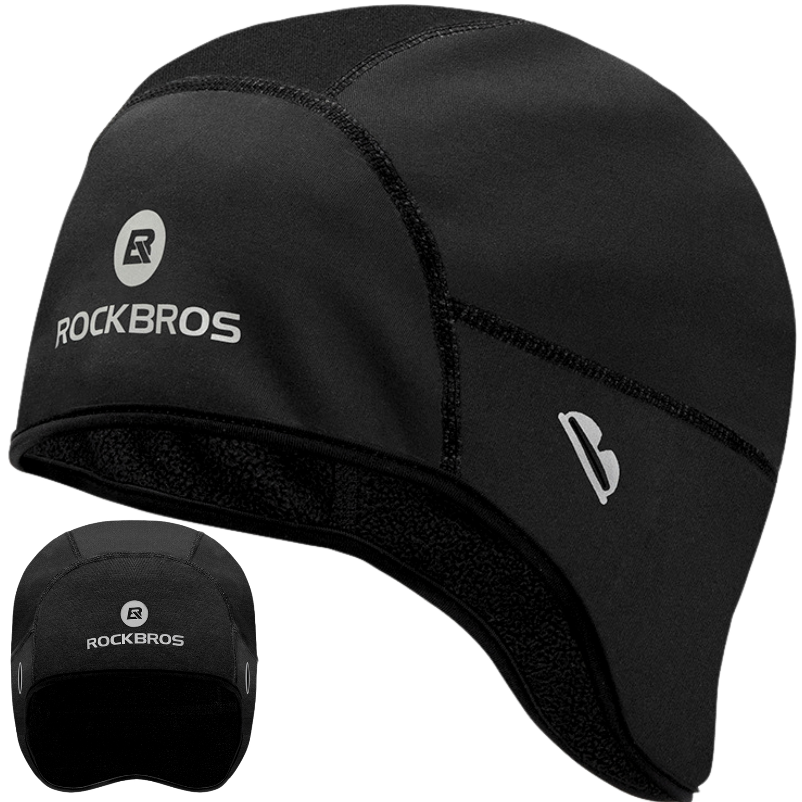 ROCKBROS ШЛЕМ КЕПКИ ОЧКИ ОТВЕРСТИЯ ЧЕРНЫЙ ВЕТРОЗАЩИТНЫЙ УНИСЕКС