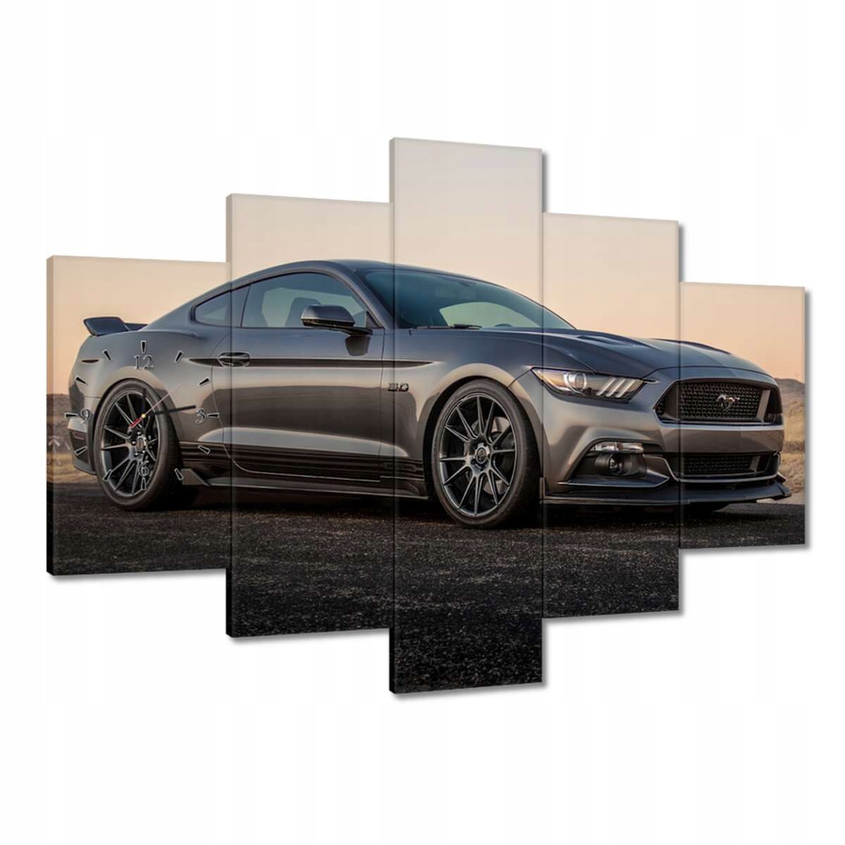 Hodiny Ford Mustang 150x105 vyrobené v Usa