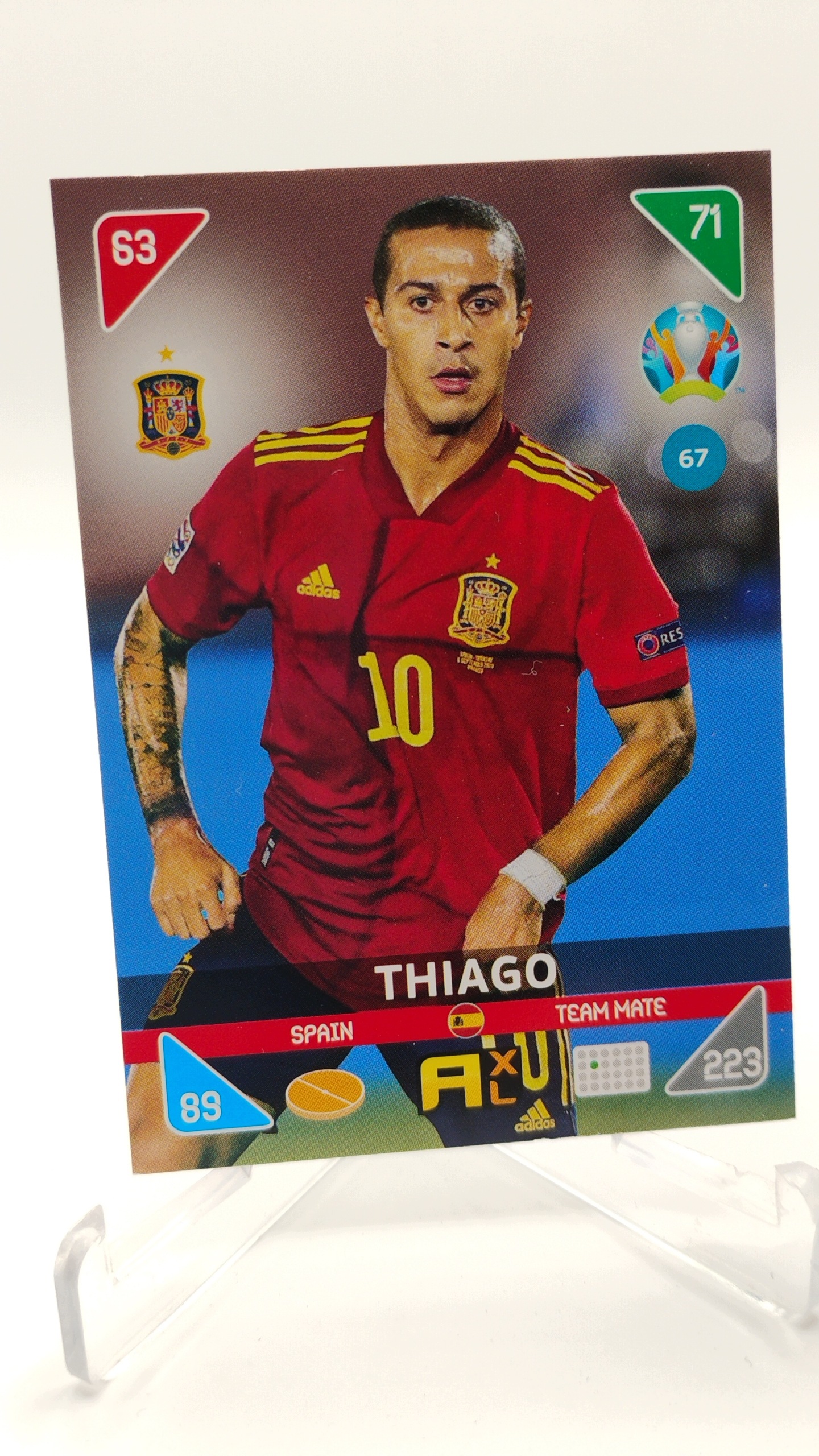 Panini Euro 2020 Kick Off 2021 Team Mate 67 Thiago Alcantara Hiszpania