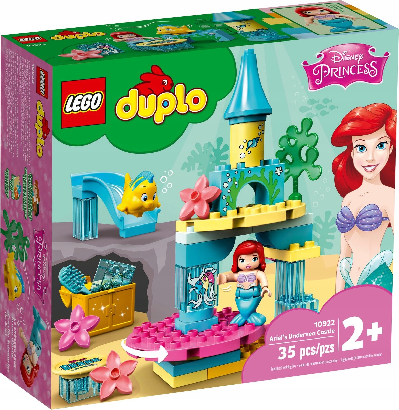 LEGO Duplo - 10922 Podwodny zamek Arielki - Nowe