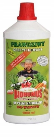 

Nawóz Biohumus Extra Do Warzyw 1,0 l +20%
