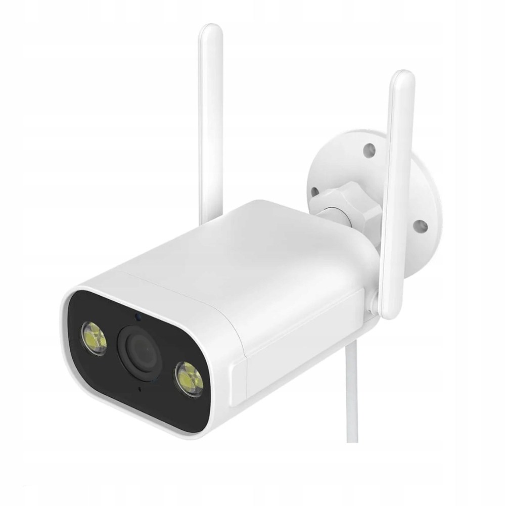 Kamera Zewnętrzna WiFi 3MP Moes Tuya Kolorowa Noc Audio Detekcja Ruchu