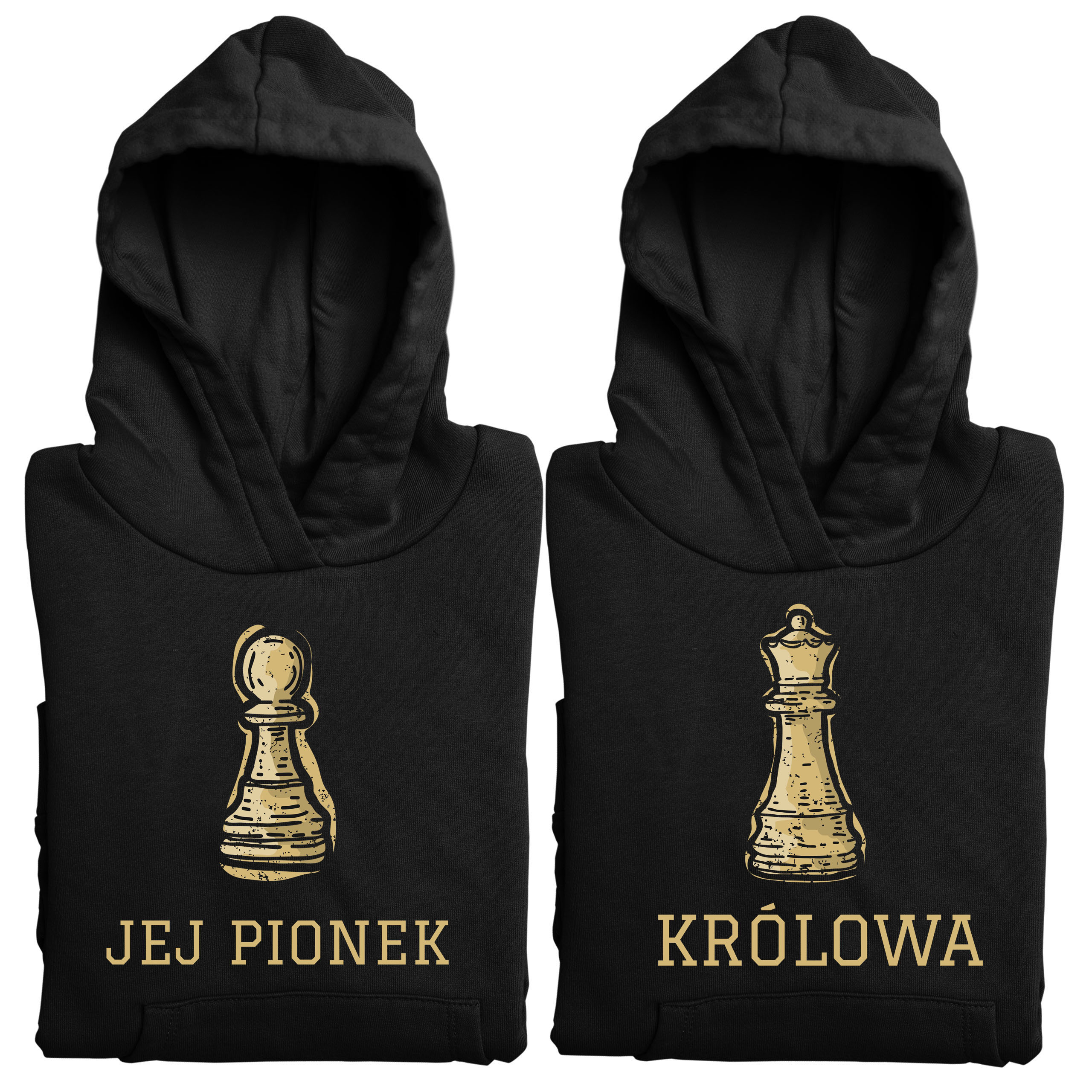 Sada Mikiny S Kapucí Pro Dárek King Queen