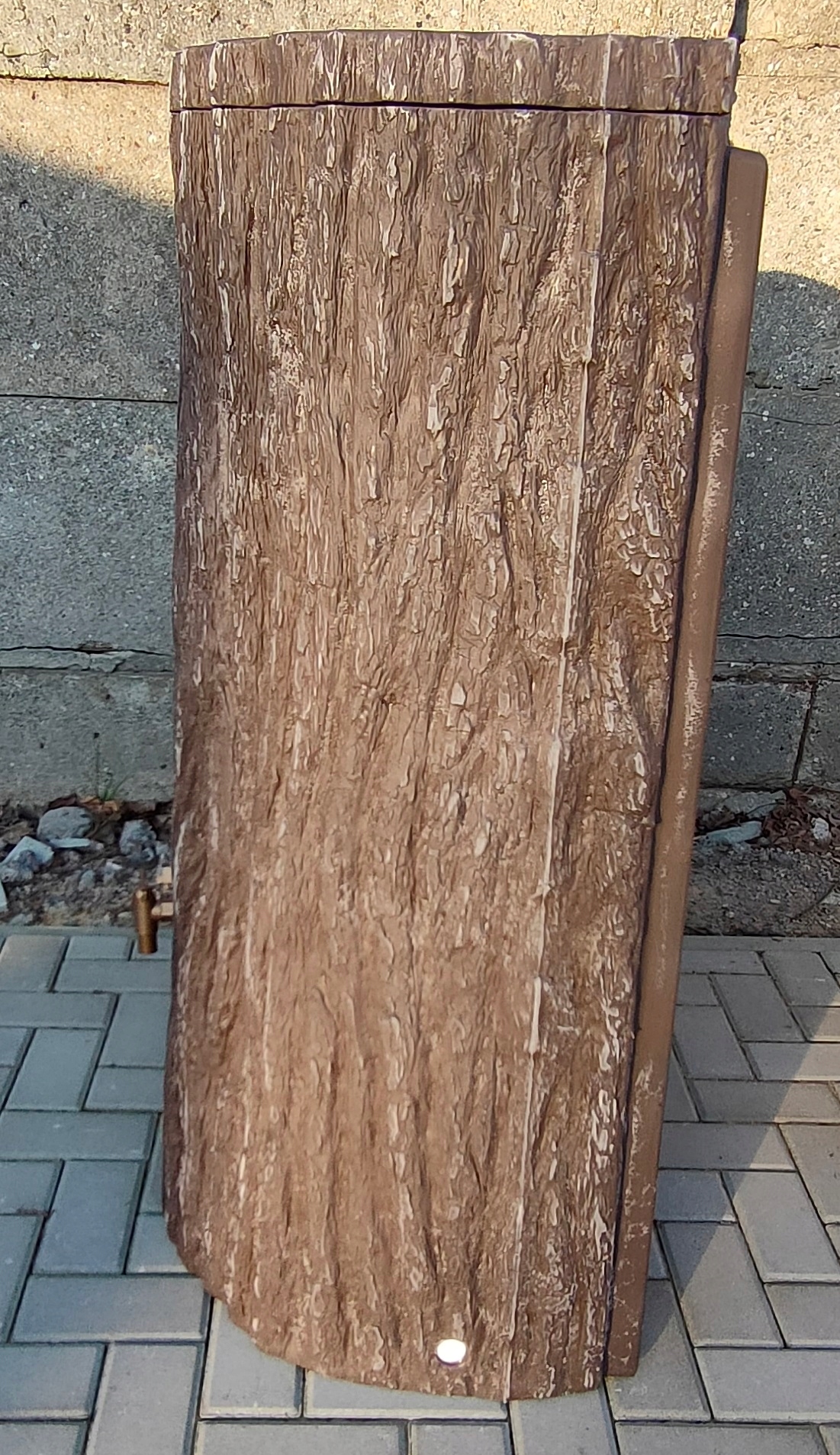 Półpień Zbiornik na DESZCZÓWKĘ 300 L. DĘBU POŁOWA Pnia POJEMNIK NA WODĘ Pojemność zbiornika 300 l