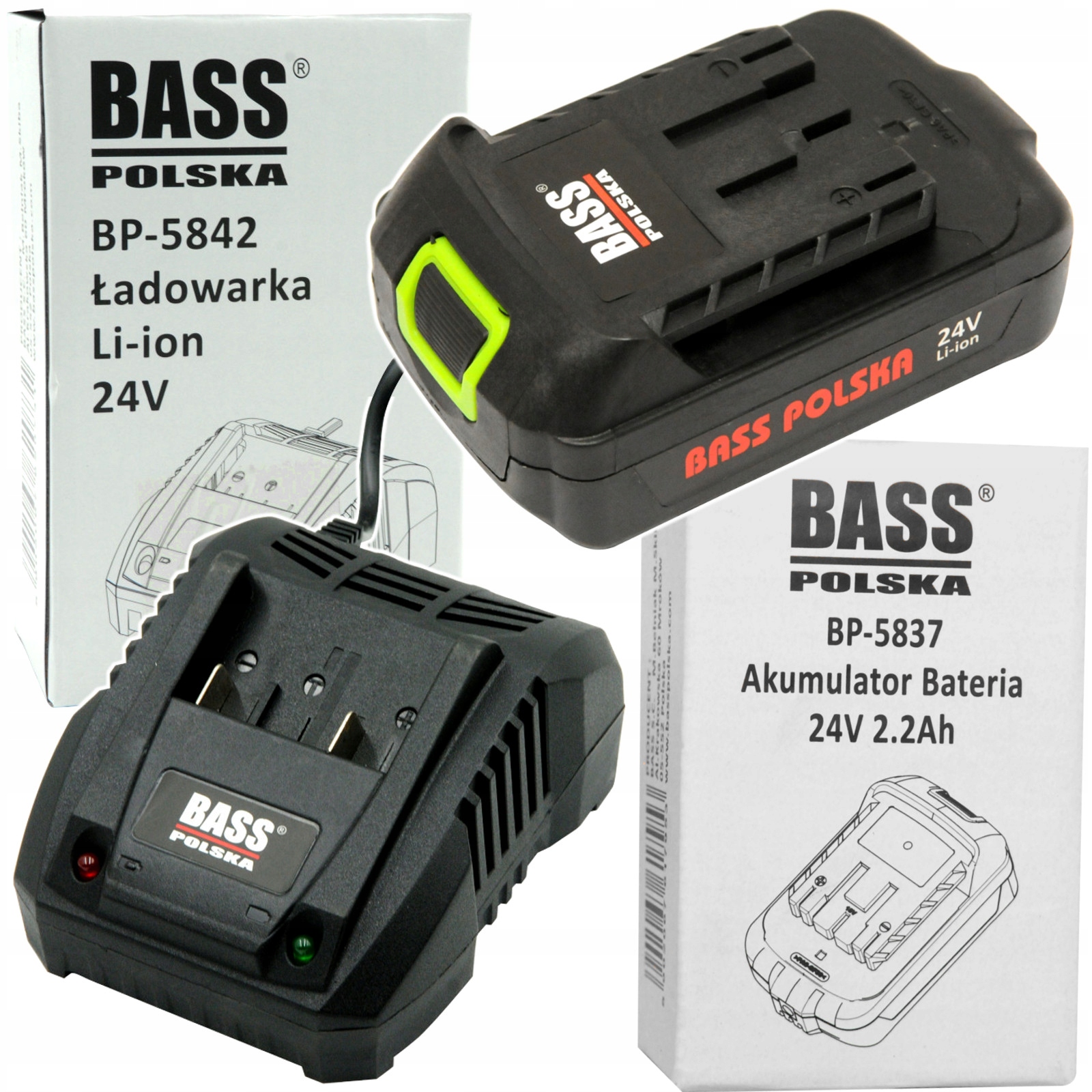 AKUMULATOROWY KLUCZ UDAROWY ZESTAW BASS 24V 1/2'' BATERIA ŁADOWARKA EAN (GTIN) 5906058320600