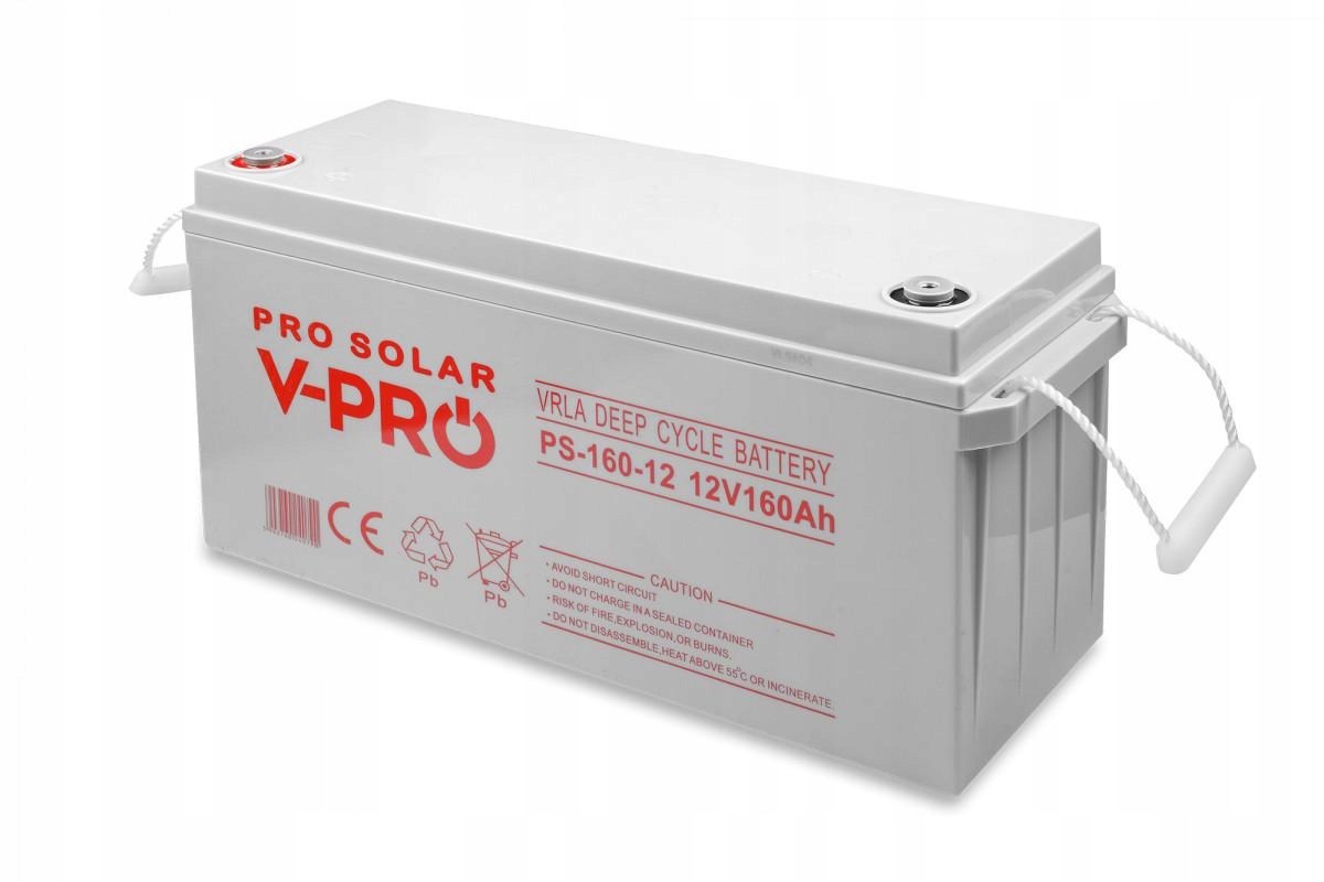 Akumulator Volt Polska Deep Cycle Vpro Solar 12V 160Ah Vrla Bezobsługowy