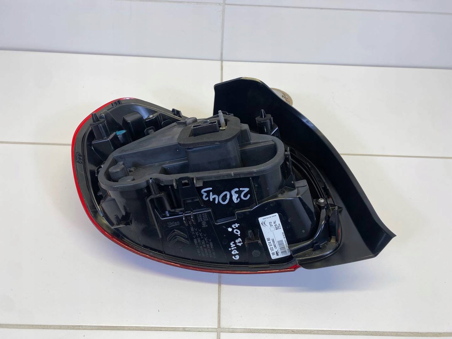 light rear right side Citroen C3 3 2018 9812257480