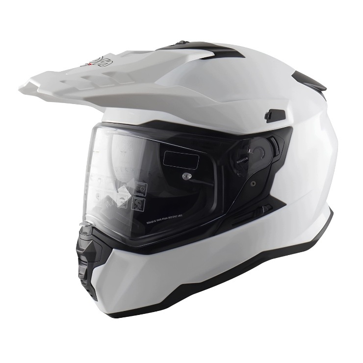 Nos NS-9 Biela Motocyklová Prilba Cross Enduro Off-road M