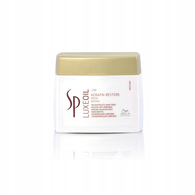 Regenerační maska na poškozené vlasy Wella Sp Luxe Oil Keratin Restore 400 ml