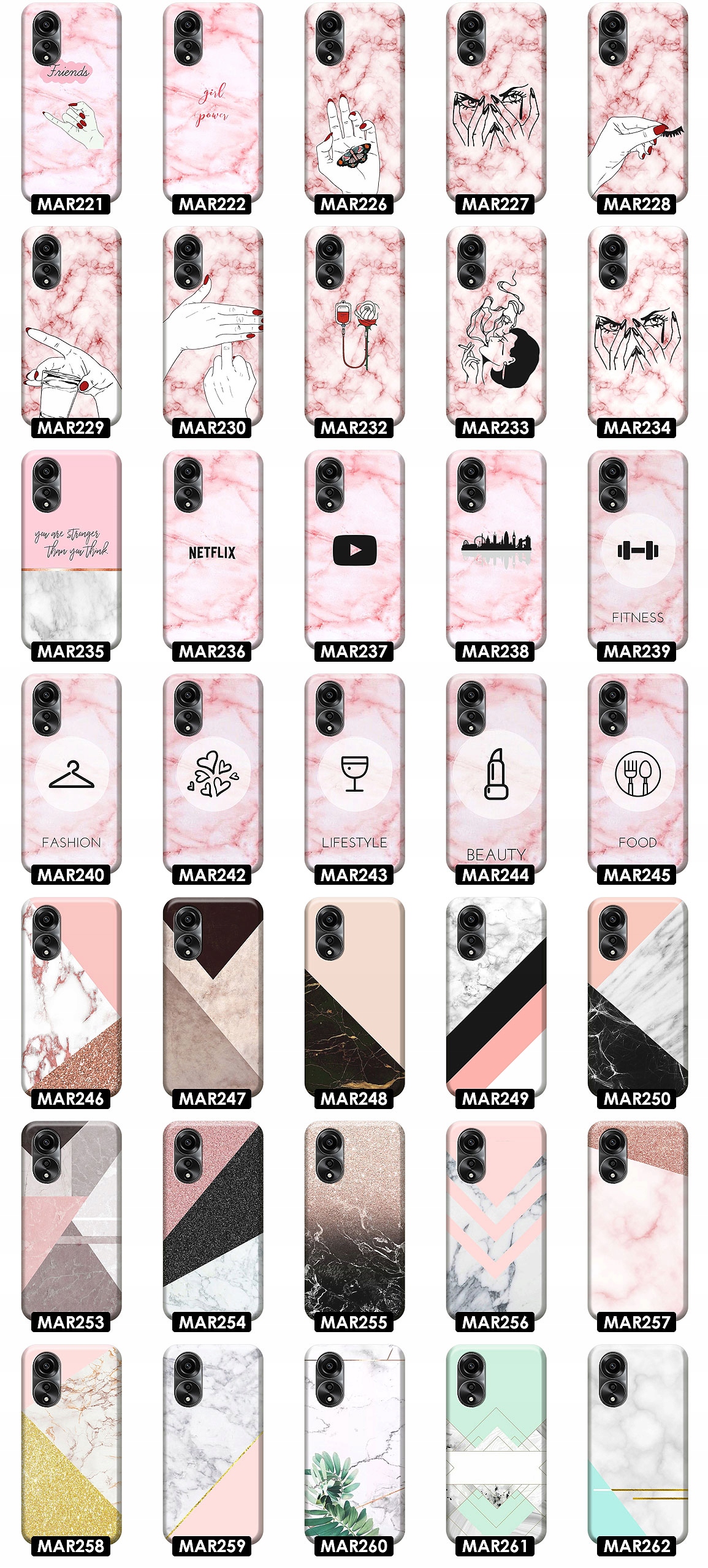 ETUI CASE SILIKONOWE OBUDOWA PLECKI NA TELEFON DO OPPO A58 A78 5G WZORY Materiał inny