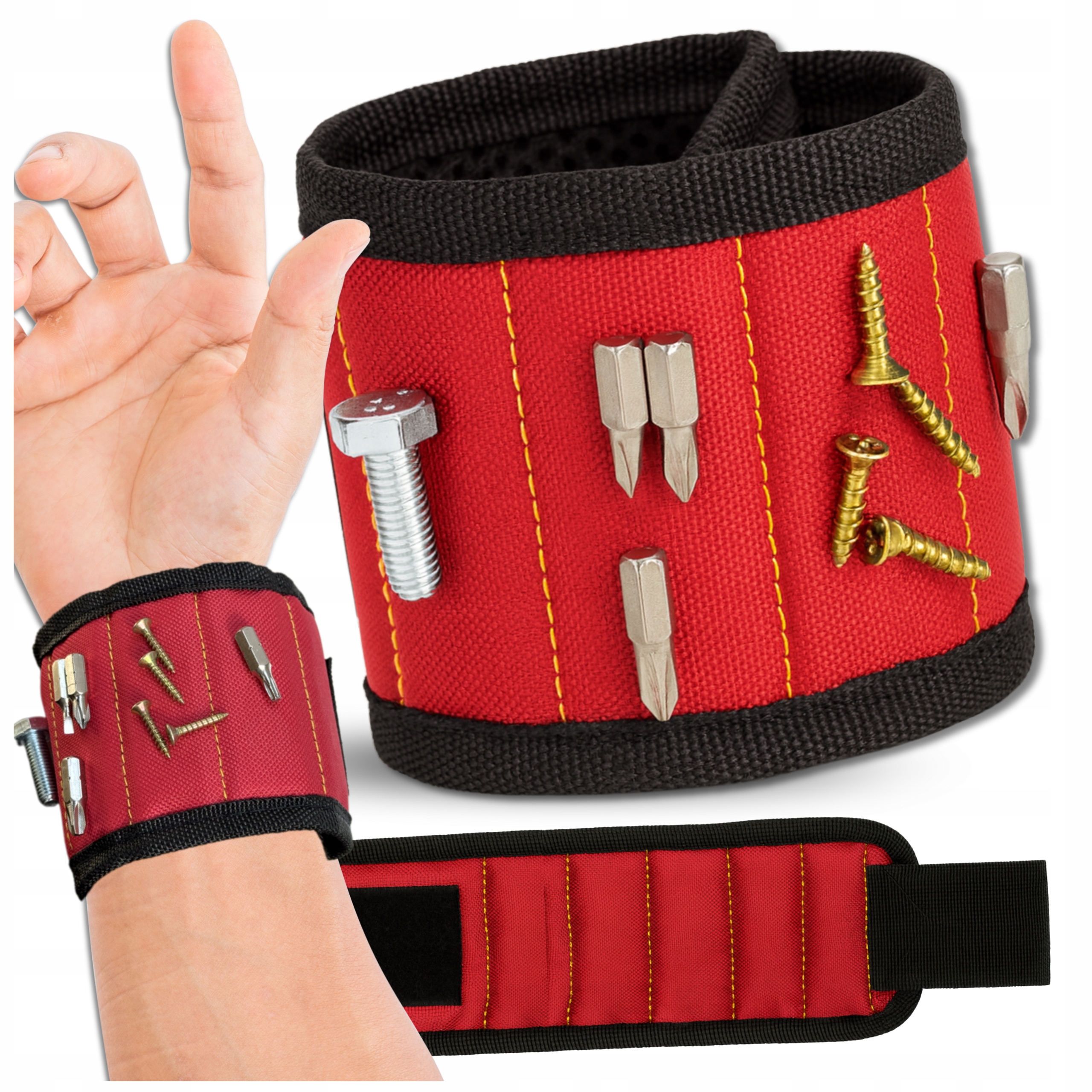 OPASKA MAGNETYCZNA NA REKĘ MAJSTERKOWICZA NADGARSTEK MOCNY MAGNES