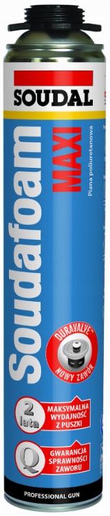 Montážní pěna Soudal 870 ml Soudafoam Maxi