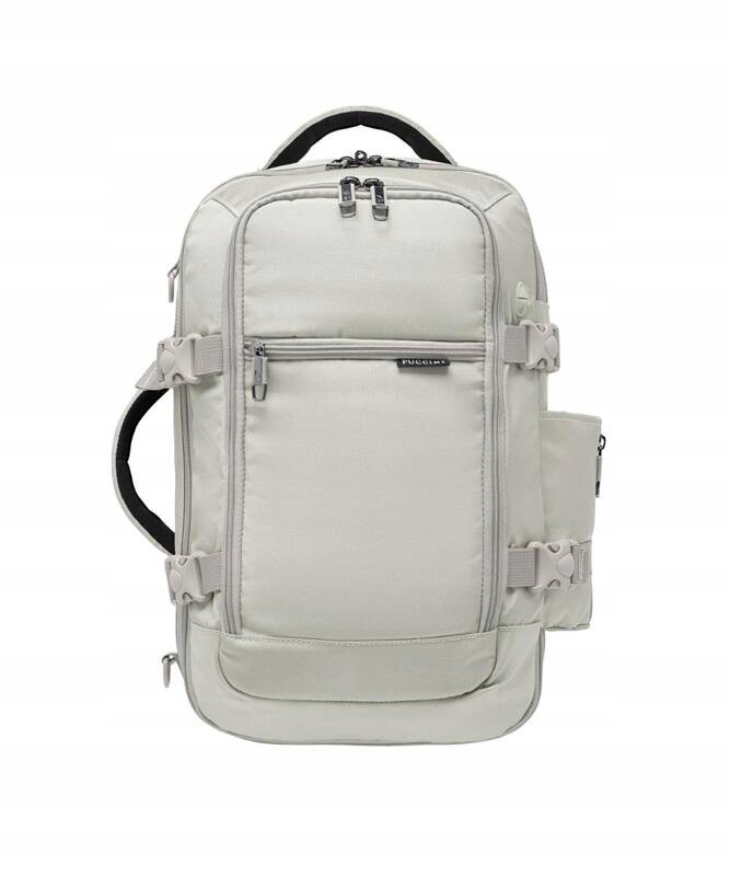 Plecak Puccini PM90171 beżowy bagaż podręczny do Ryanair i WizzAIR 40x25x20