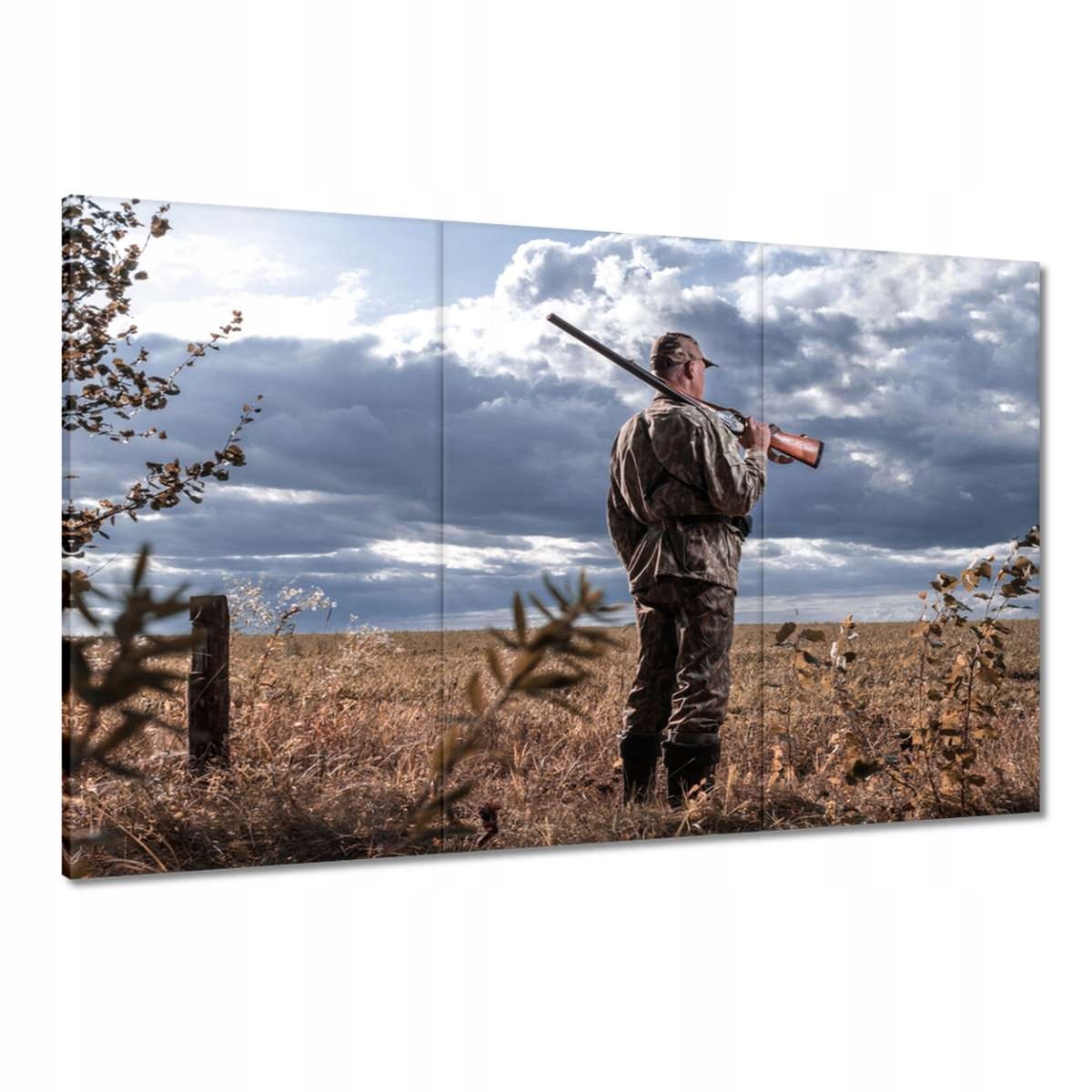 Obrazy 120x80 Myslivec zbraň na rameni