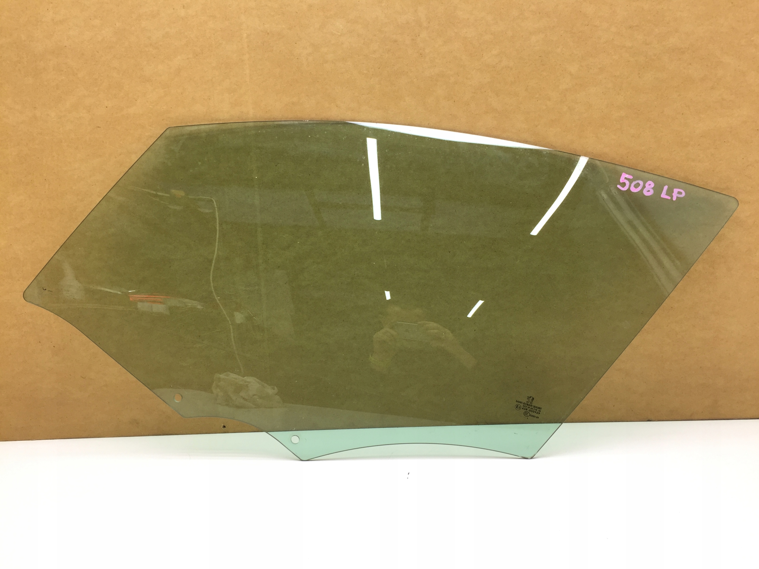 PEUGEOT 508 SZYBA DRZWI LEWA PRZÓD PRZEDNIA 2011R