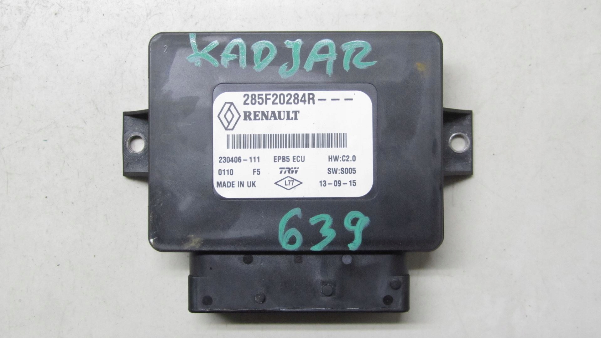 Moduł hamulca KADJAR 285F20284R