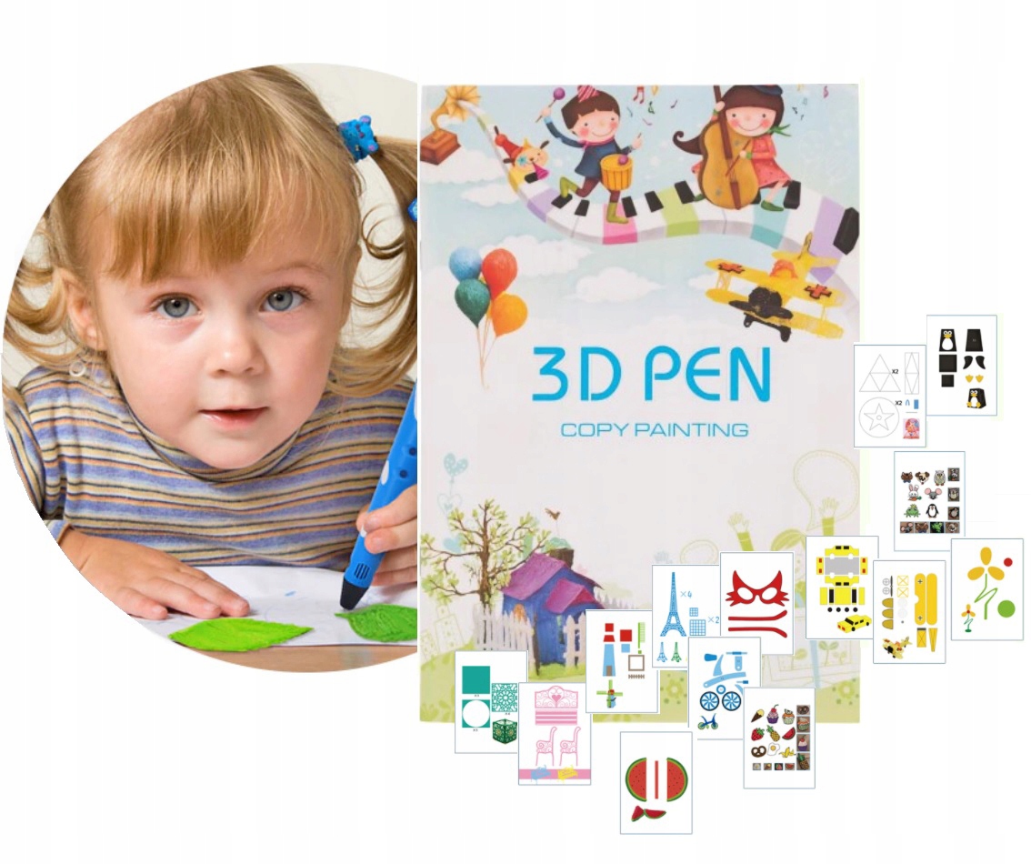 

Książka Z Szablonami Drukowanie Dla Długopis 3D 40