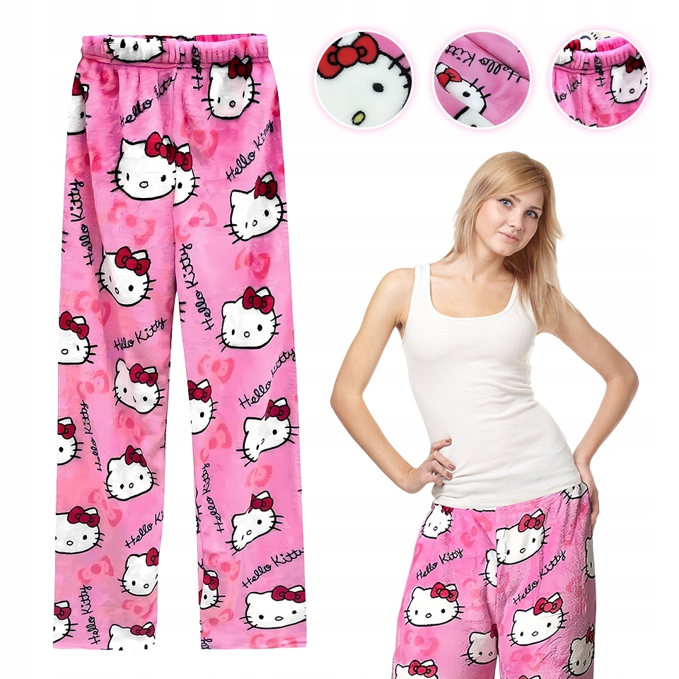 Teplé dámské pyžamo Hello Kitty je ideálním dárek