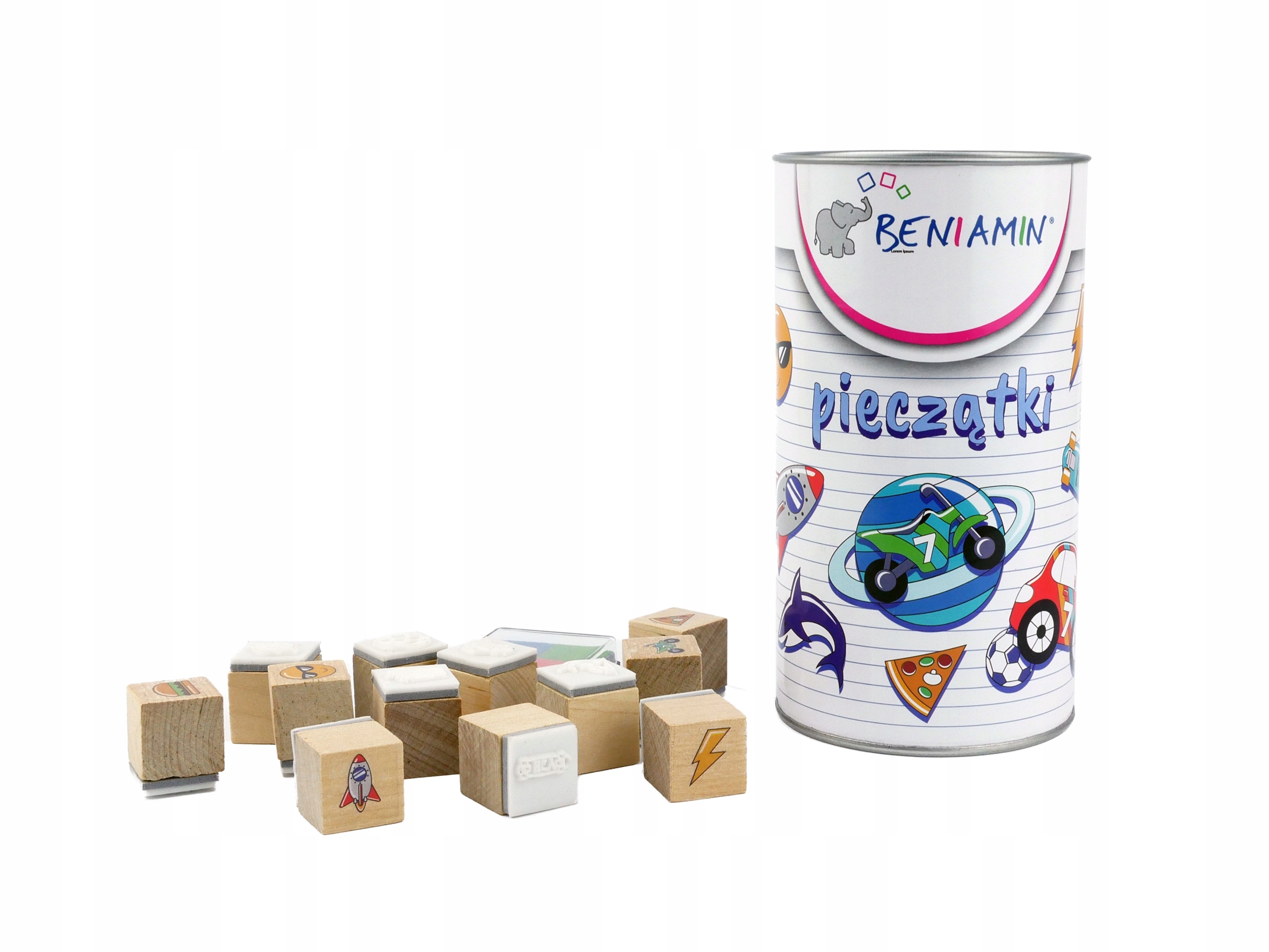 DREWNIANE PIECZĄTKI DLA CHŁOPCA W TUBIE gra