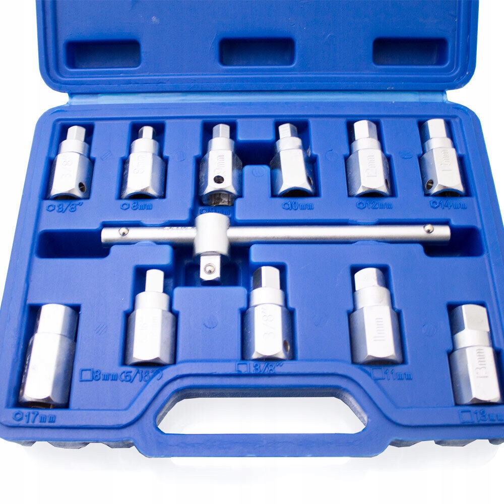 Klucze do korków oleju nasadki 12 elementów Kod producenta HD19105