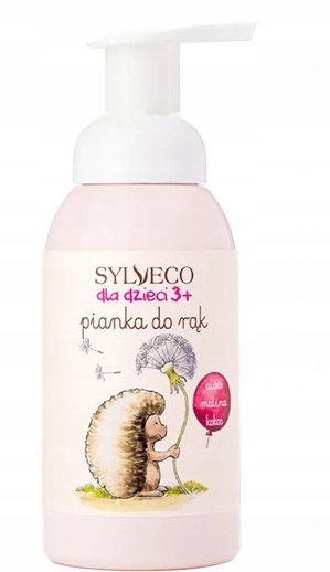 Sylveco dla dzieci, Pianka do rąk różowa, 290 ml