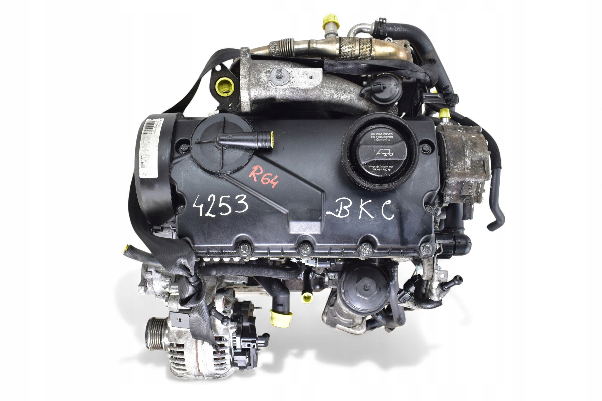 engine GOLF V PASSAT B6 SUPERB II TOURAN ALTEA 1.9TDI 105KM BKC @KOMPRESJA@