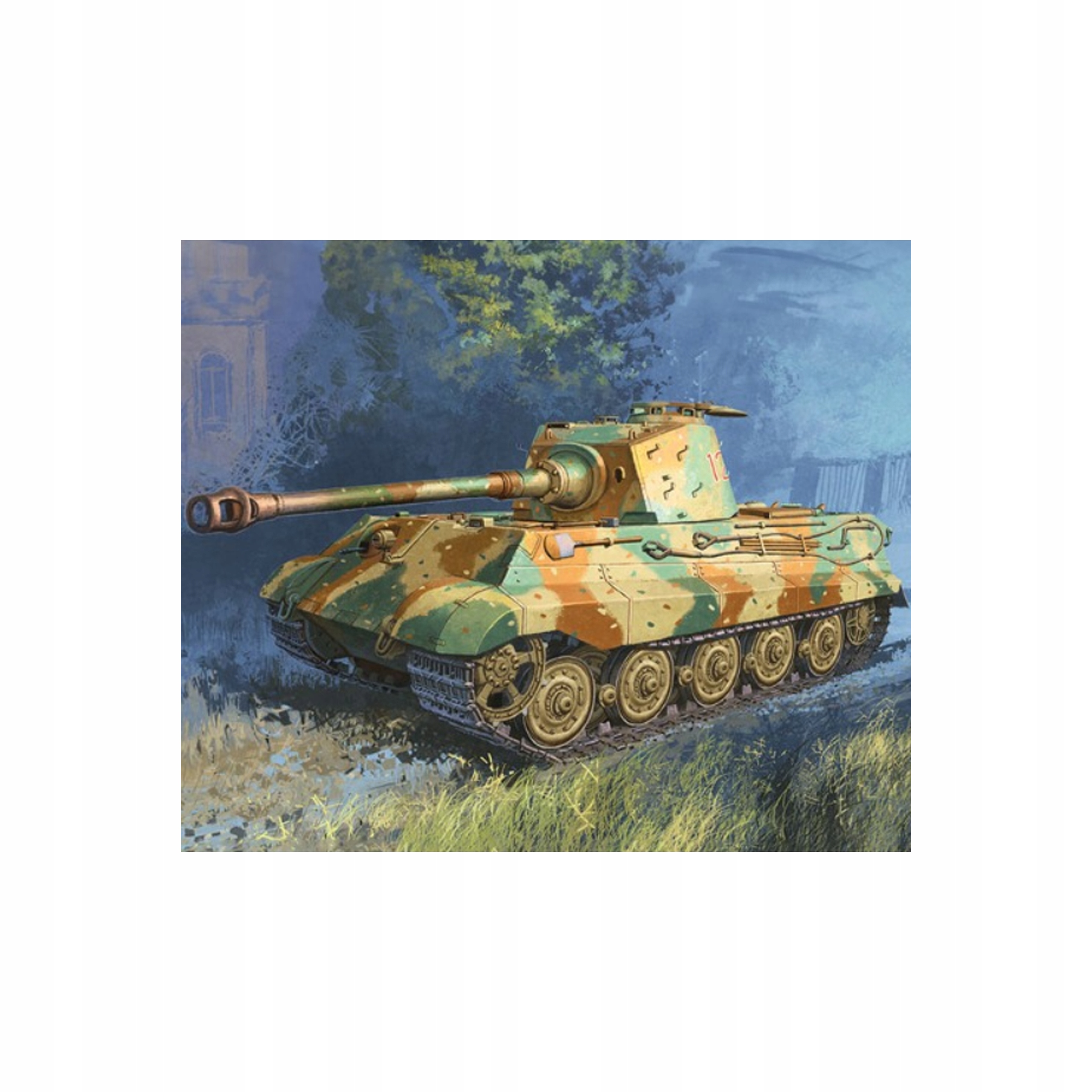 Německý tank King Tiger "Henschel Turret " měřítko 1:72 model Academy