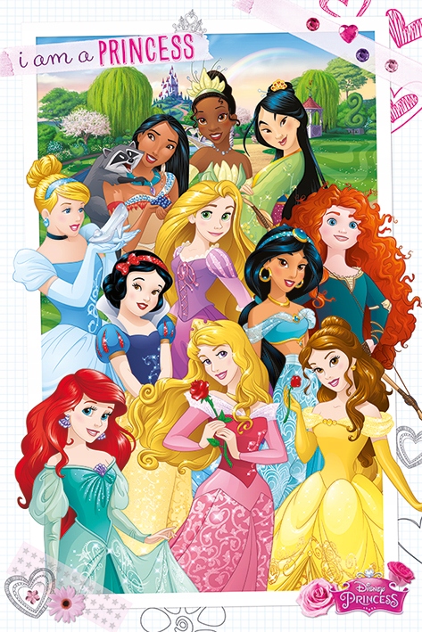 Disney Princess plakat 61x91cm