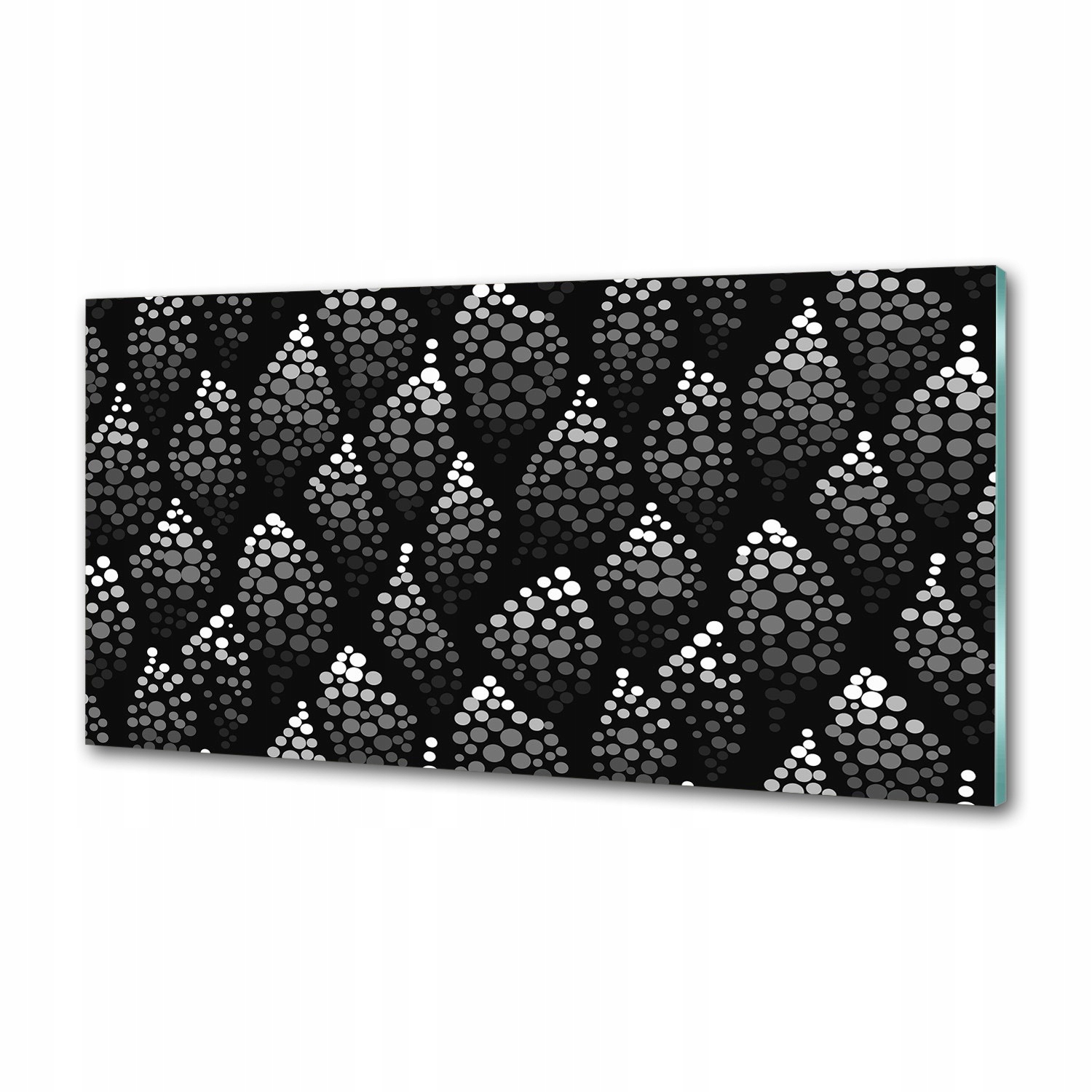 Panel lacobel Čiernobiele bodky 120 x 60 cm Lepidlo