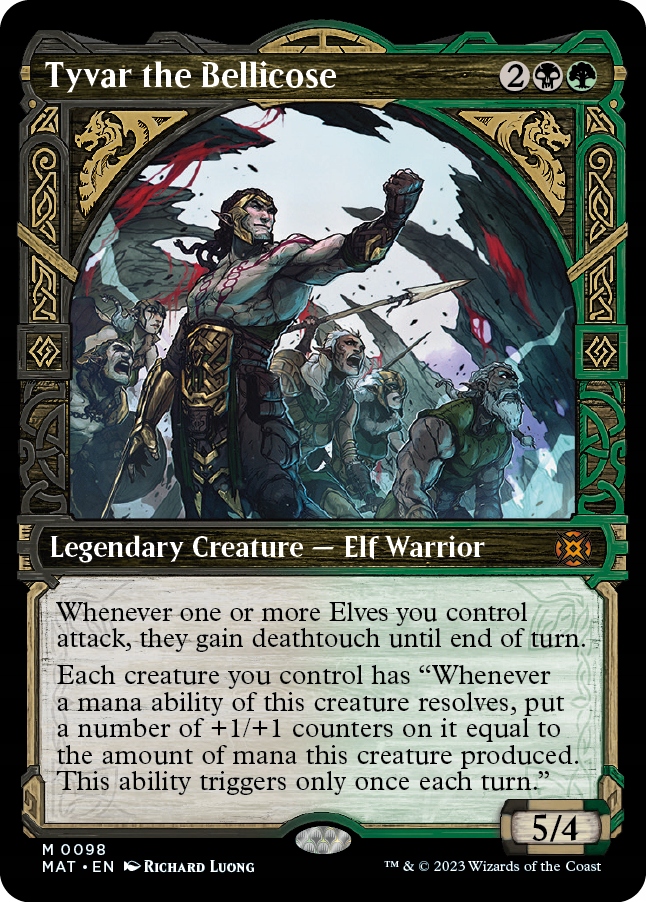 Mtg Tyvar the Bellicose *Showcase* (mr)
