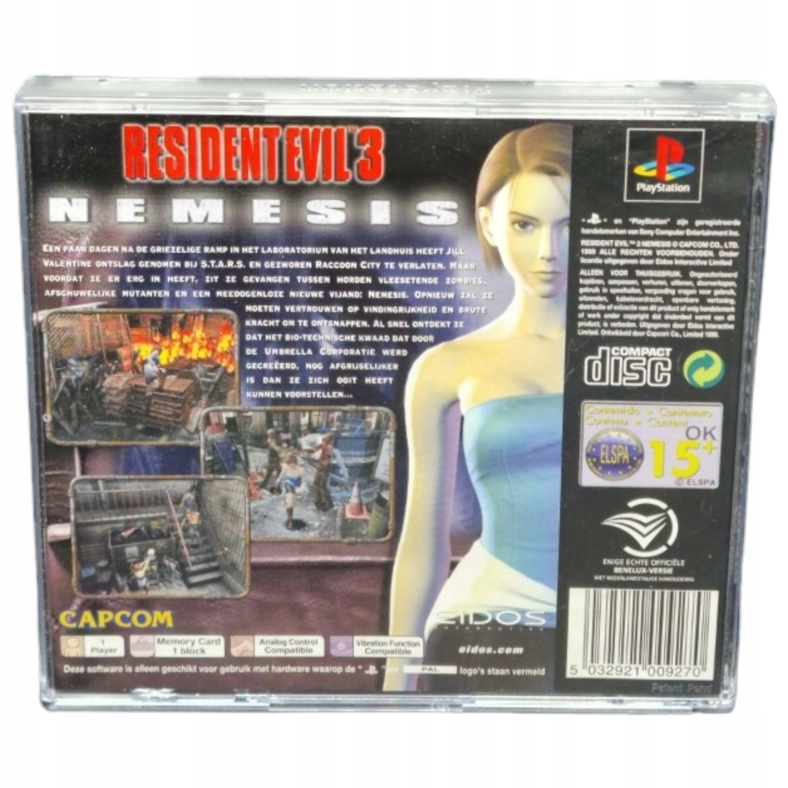 Gra RESIDENT EVIL 3 NEMESIS Sony PlayStation (PSX PS1 PS2 PS3) Wydawca Capcom