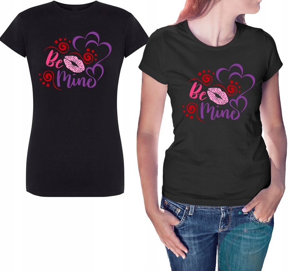 

Koszulka damska Be Mine Czarna 2XL