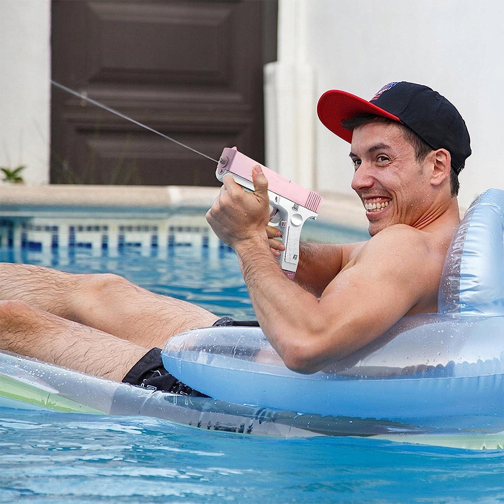 PISTOLET NA WODĘ AUTOMATYCZNY ELEKTRYCZNY ZABAWKA DLA DZIECI RÓŻOWY PREZENT Wiek dziecka 3 lata +