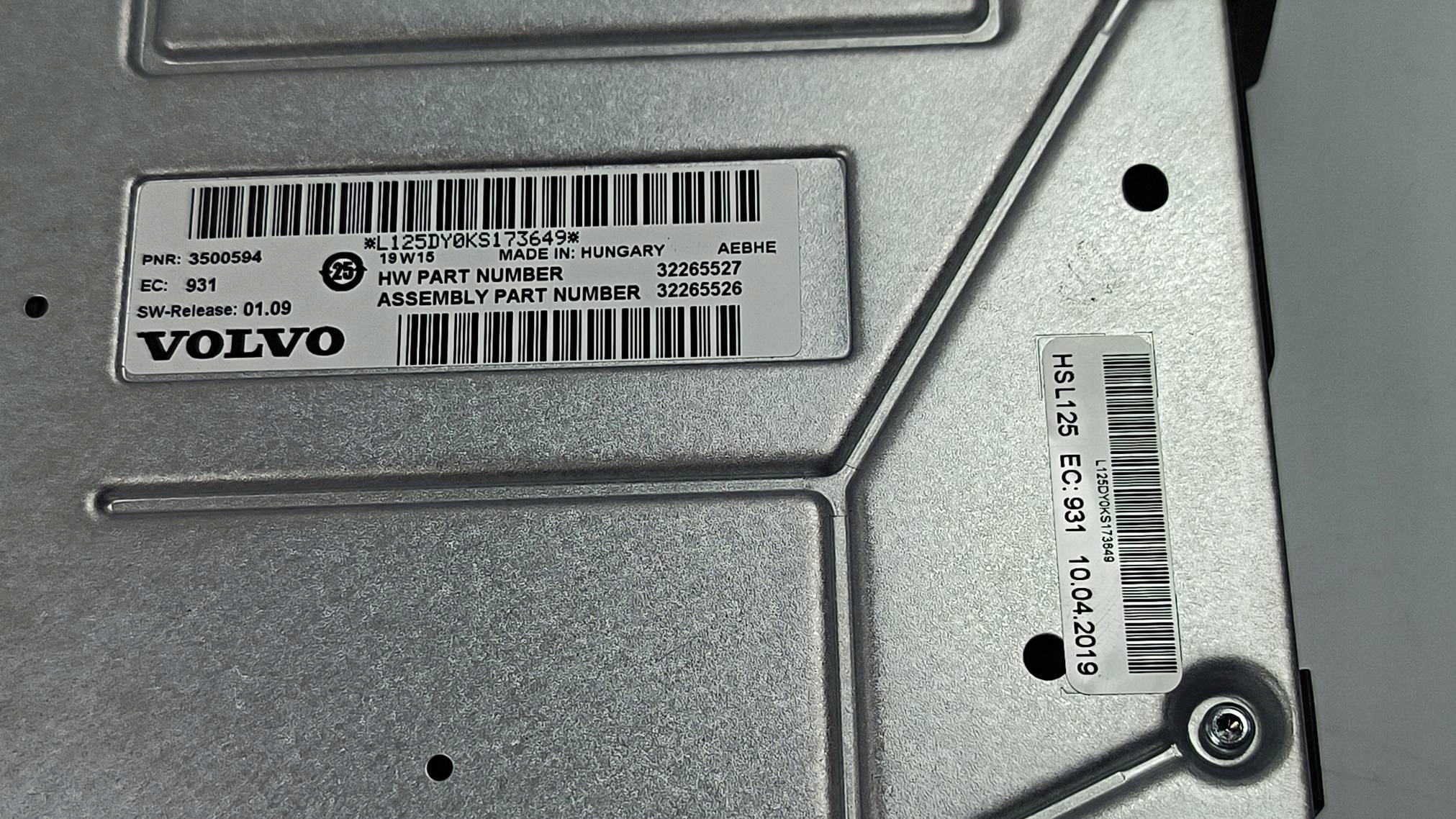 AMPLIFICATORE AUDIO 3500594 VOLVO V60 II