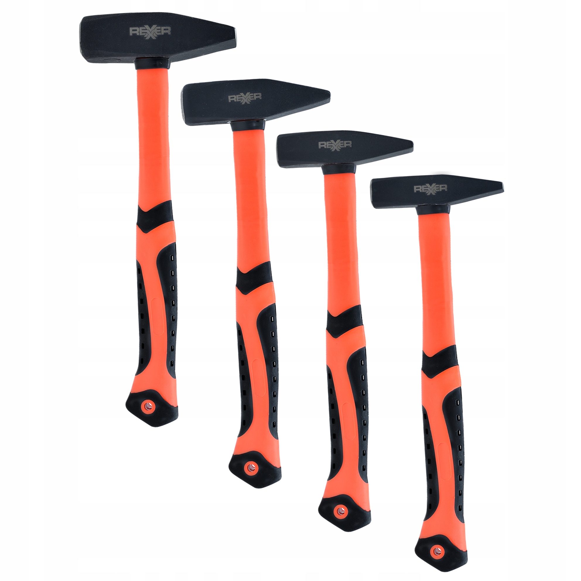 MŁOTEK ŚLUSARSKI ZESTAW MŁOTKÓW FIBERGLASS MŁOTKI Stan opakowania oryginalne