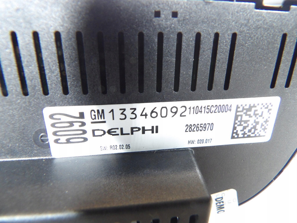 OPEL ASTRA J PANEL air conditioning devices 13346092