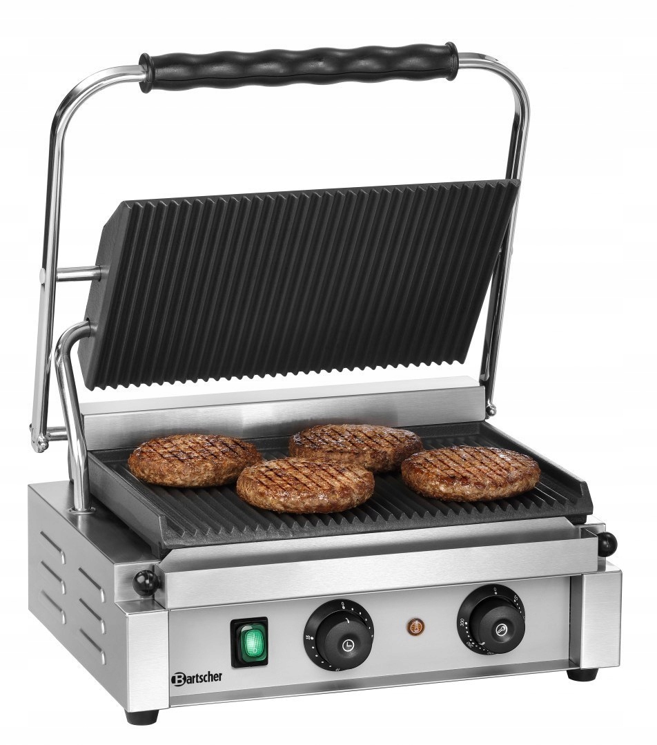 Grill kontaktowy z timerem Panini 2200W Bartscher