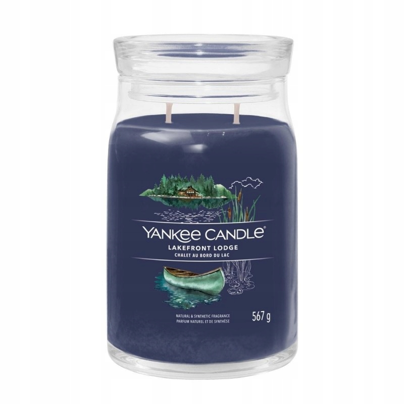 Vonná svíčka Lakefront Lodge 567 g Yankee Candle Signature