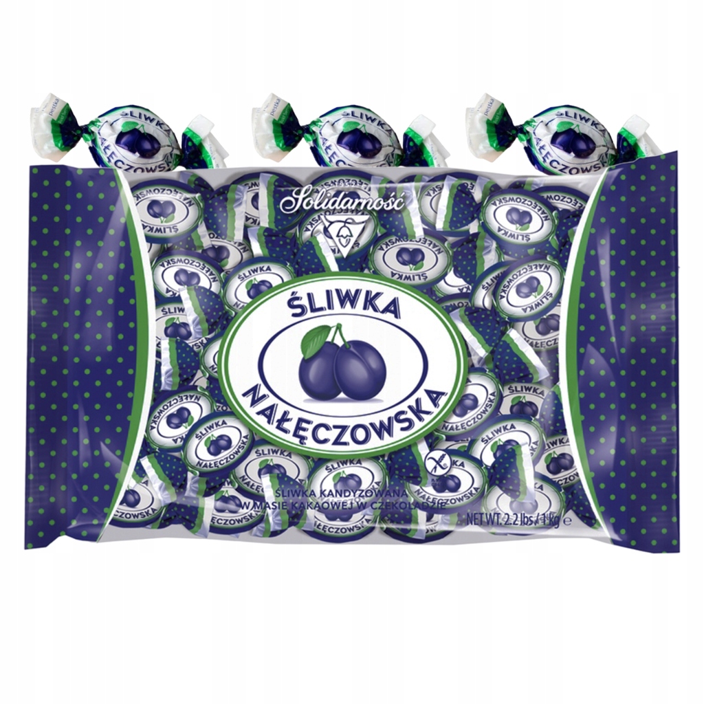 Śliwka Nałęczowska cukierki Solidarność śliwki w czekoladzie 1 kg 05.2026 r