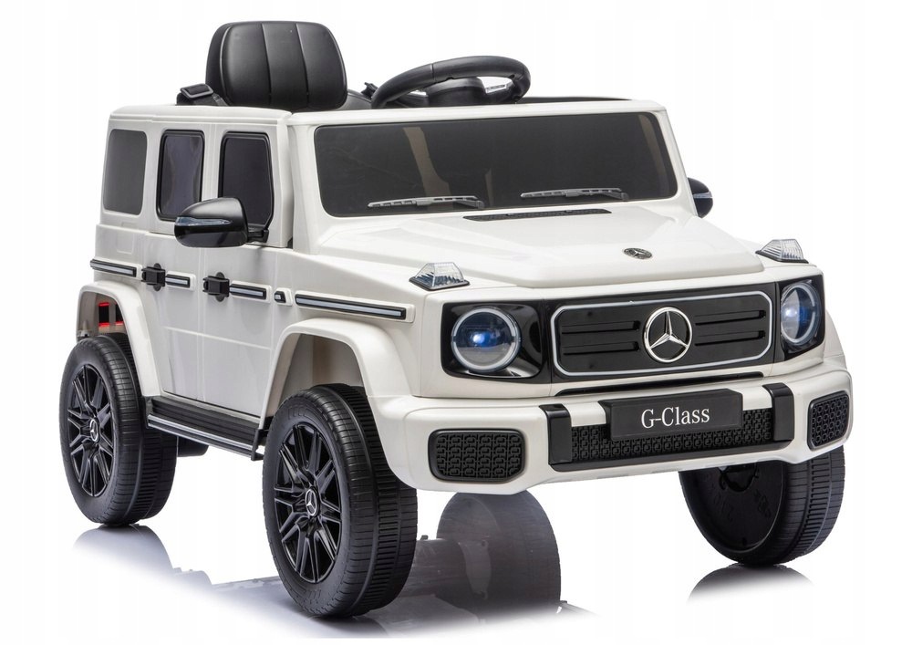 Pojazd Na Akumulator Mercedes G 4x4 24V 2580 Biały Lean Cars