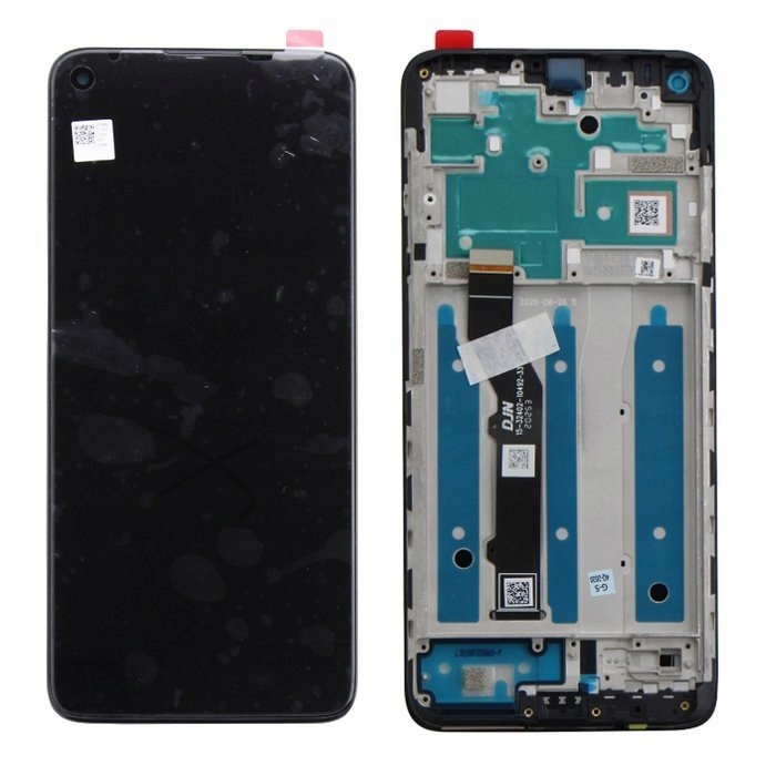Nowy Ekran LCD Motorola G9 Plus XT2087-1, XT2087-2 Z Ramką Black