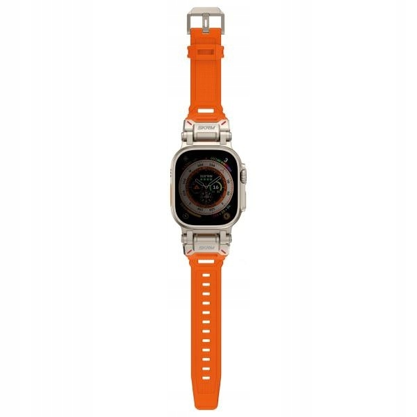 Skinarma řemínek Titon pro Apple Watch Ultra 49 mm oranžový/oranžový