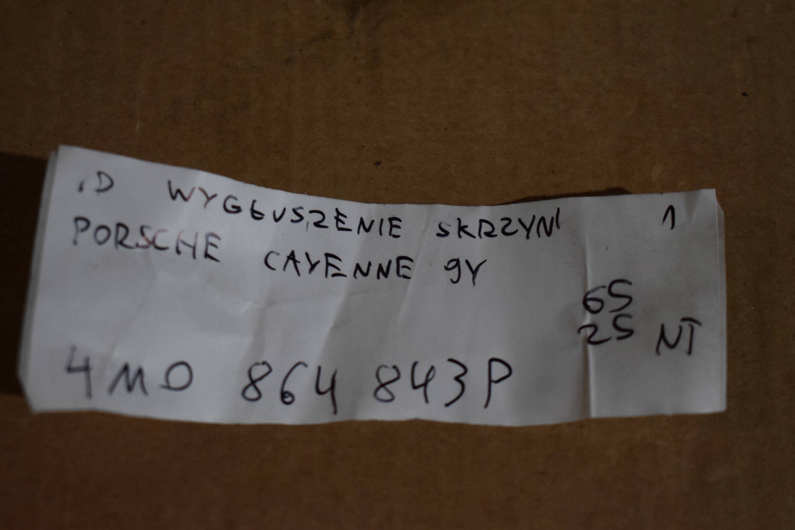 IDEALNE soundproofing gearboxes PORSCHE CAYENNE 9Y 1