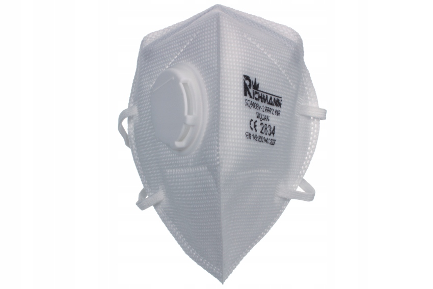 MASKA FFP2 Z ZAWORKIEM OCHRONNA FILTR MASECZKA