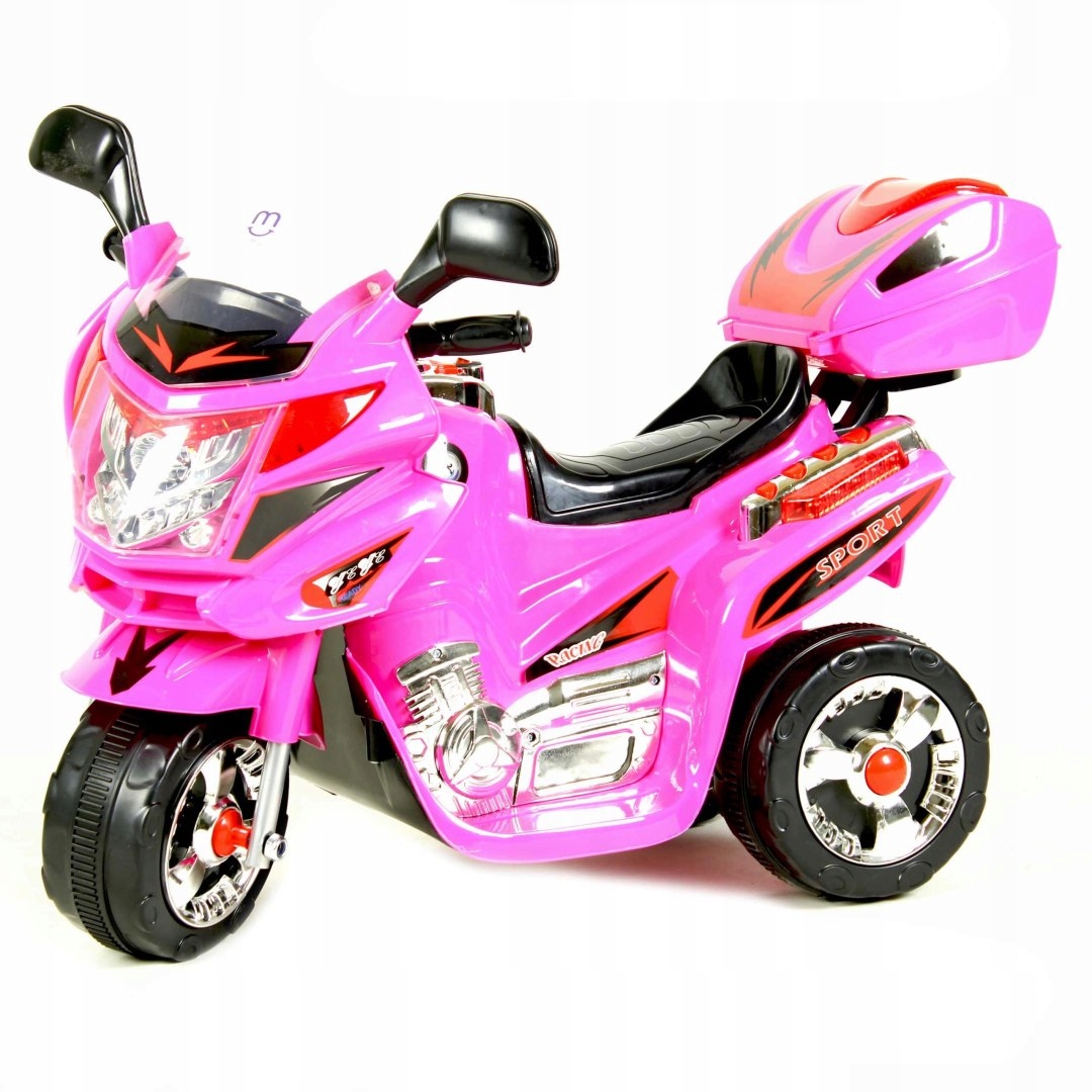 MOTOR NA AKUMULATOR KUFER LED MUZYKA DLA DZIEWCZYNKI RÓŻOWY Marka inna marka