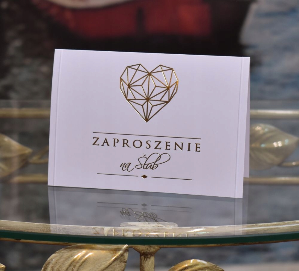 ZAPROSZENIE NA ŚLUB kościelny, cywilny Marka inny